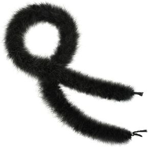 Orange Marabou Feather Boa - 22g 2 Yards Boas for Party Bulk, Wedding, Halloween, Home Holiday Decoration(Orange)
