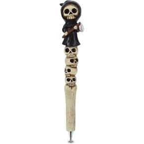 Skull Monster Novelty Pen - Fun Unique Kids and Adults Ballpoint Pen, Cool Skull Monster Writing Pen Instrument For School & Office Desk Decor Accessories
