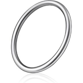 4 Inch Metal O-Ring Multi-Purpose Heavy Type Seamless Welding 304 Stainless Steel Rings Smooth Round Ring for Hanging Flower Basket Crafts,10 x 100 mm