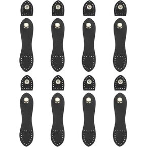 uxcell Leather Snaps Buckles Sew on Leather Purse Tab Closures Fasteners for Purse Wallet Bags Making Supplies Cell Phone Case Jacket Notebook DIY Craft