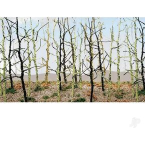 Woods Edge Trees Bare 3'' to 3.5'' HO-scale 14/pk