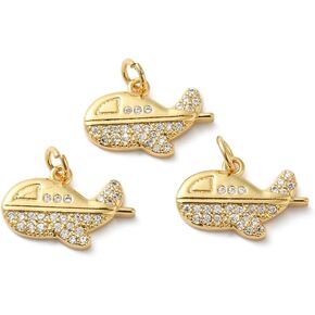 LiQunSweet 20 Pcs Brass Charms with Enamel Real 18K Gold Plated Love Letter Sweet Heart Envelope Charms for Jewelry Making