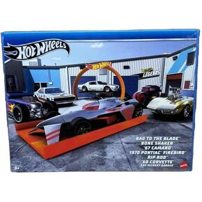 Hot Wheels 2024 Legends 6 Pack 1970 Pontiac Firebird, Bone Shaker, Rip Rod, Bad to The Blade, 67 Camaro '68, Corvette HWV46