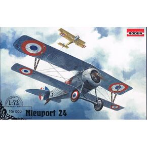 Roden Nieuport 24 Airplane Model Building Kit, 1/72 Scale