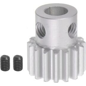 HARFINGTON Step Spur Gear 6mm Bore Gear 60T Mod 1 Aluminum Alloy Motor Gear for RC Car Replacement Parts Accessories Electric Grinder Gearbox Reduction Gear Reducer