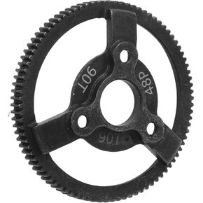 48P Steel Spur Gear, 48P Steel Spur Gear Hardened RC Steel Spur Gear Set for Traxxas 2WD 1/10 RC Car Upgraded Parts (90T)