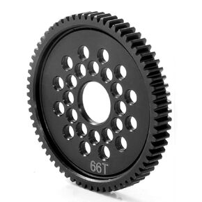 RC Car Metal Spur Gear 63T for Tamiya TAM54500 54500 Rc TT02 High Speed Gear Set, 63T, OP Upgrade Parts, Black