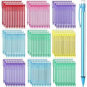 Colarr 200 Pieces Mechanical Pencils 0.7 mm with Eraser Colored Inkless Pencils Cute Mechanical Pencils for School Student Writing Drawing Sketching (Classic Style)