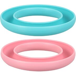 MILISTEN 2 Pcs Bobbin Ring Savers, Rubber Bobbin Holders, Round Bobbin Holder for Metal or Plastic Sewing Machine Bobbins, Blue &