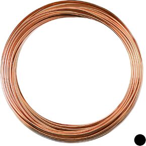 18 Gauge, 99.9% Pure Copper Wire (Round) Half Hard CDA #110 Made in USA - 1 Ounce (18FT) by CRAFT WIRE