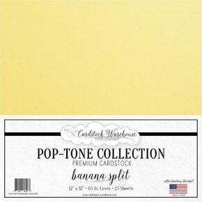 Cardstock Warehouse Pop-Tone Sno Cone Light Blue Cardstock Paper – 25 Sheets, 12 x 12" - 65 lb / 175 GSM Premium Blue Card Stock for Die-cutting, Crafts, Scrapbooking, Card Making and DIY Projects