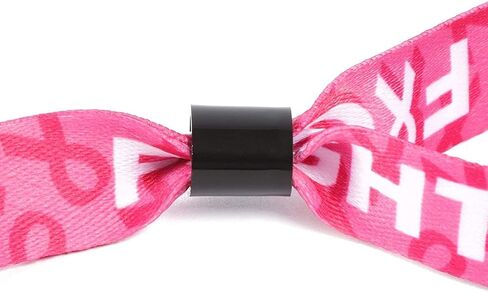 BLUE PANDA Pink Breast Cancer Awareness Bracelets, Single Use (30 Pack) in Saudi Arabia