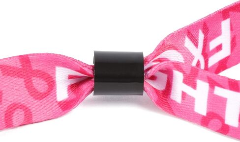 BLUE PANDA Pink Breast Cancer Awareness Bracelets, Single Use (30 Pack) in Saudi Arabia