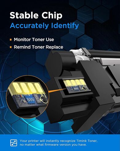 خرطوشة حبر بديلة متوافقة مع TN227 لـ Brother TN-227 | إنتاجية عالية متوافقة مع طابعة HL-L3270CDW HL-L3290CDW MFC-L3710CDW MFC-L3770CDW (4 عبوات، TN227BK TN227C TN227M TN227Y) in Kuwait