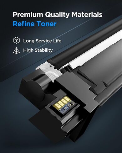 خرطوشة حبر بديلة متوافقة مع TN227 لـ Brother TN-227 | إنتاجية عالية متوافقة مع طابعة HL-L3270CDW HL-L3290CDW MFC-L3710CDW MFC-L3770CDW (4 عبوات، TN227BK TN227C TN227M TN227Y) in Kuwait