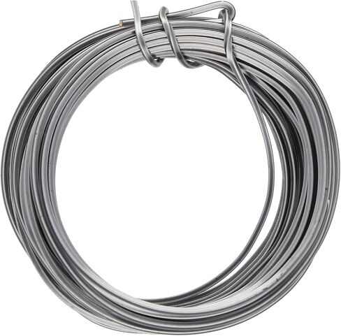 The Beadsmith Square Craft Wire - Wire Elements - Soft Temper - 18 Gauge, 4 Yard Coil - Titanium Color - Beading Wire Used for Jewelry Making, Wire Wrapping, and Other DIY Arts & Crafts in Saudi Arabia