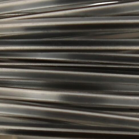 The Beadsmith Square Craft Wire - Wire Elements - Soft Temper - 18 Gauge, 4 Yard Coil - Titanium Color - Beading Wire Used for Jewelry Making, Wire Wrapping, and Other DIY Arts & Crafts in Saudi Arabia