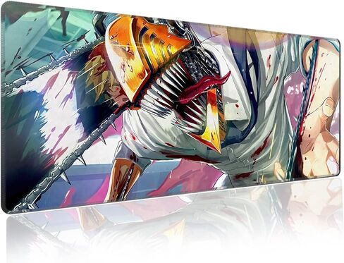 RGB Anime Mouse Pad, Water Resist Keyboard Pad,Mouse Pads with Non-Slip Rubber Base,Office Computer Key Board Mousepad Computer Keyboard Mousepads Mat 800 x 300mm / 31.5×11.8 inches (1) in Kuwait