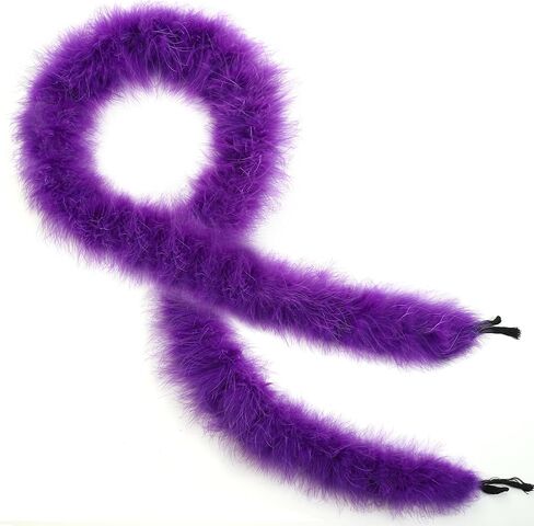 Orange Marabou Feather Boa - 22g 2 Yards Boas for Party Bulk, Wedding, Halloween, Home Holiday Decoration(Orange) in Saudi Arabia