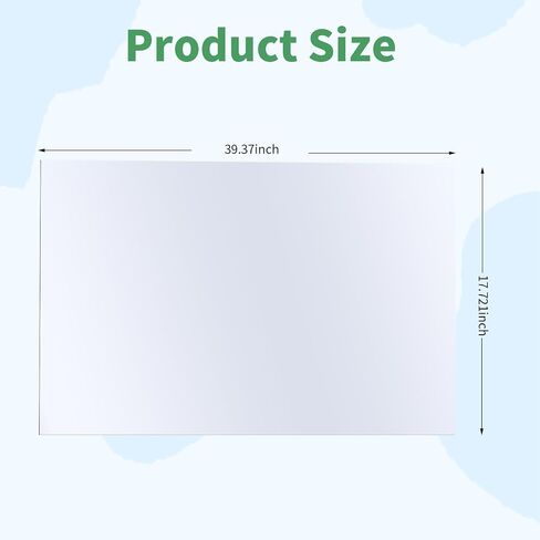 Magnetic Dry Erase Whiteboard Paper，Self Adhesive and Easy to Write&Clean,Dry Erase Board for Kids/Office/Home, with Marker, Magnetic Eraser and Magnets (17.72"*39.37“) in Saudi Arabia