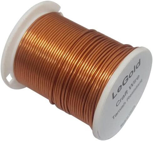16 Gauge 5 Yard Tarnish Resistant Copper Wire Making Jewelry Beading Craft Copper Color in Kuwait