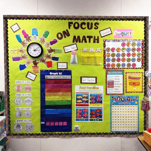 72 Feet 2 Rolls Confetti Bulletin Board Borders Scalloped for Classroom Decoration in Kuwait