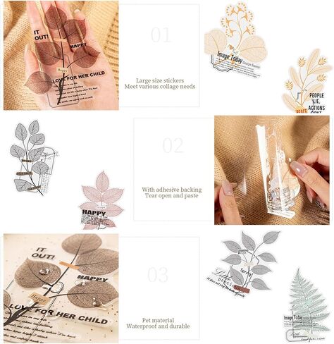 60 قطعة من ملصقات فطر الغابة الخيالية العتيقة من يوكساس - ملصقات سجل القصاصات ثلاثية الأبعاد مقاومة للماء لمجلة الرصاص غير المرغوب فيها، ألبوم الكولاج، الحرف الفنية in Kuwait