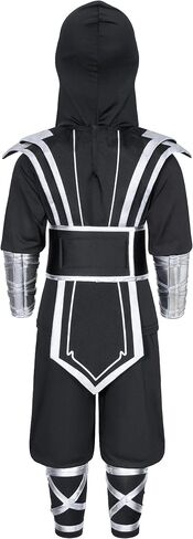 Ninjia Costume for Boys & Girls - Kids Ninja Costume Suit with Deluxe Ninja Accessories for Halloween Cospaly Dress Up in Saudi Arabia