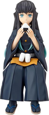 Mitsuri Kanroji Kanzaki Aoi Action Figure Eating Rice Balls Series Demon Figures Monster Slayer Ghost Slayer Sitting Pose Collection Toys Car Desk Decor in Saudi Arabia
