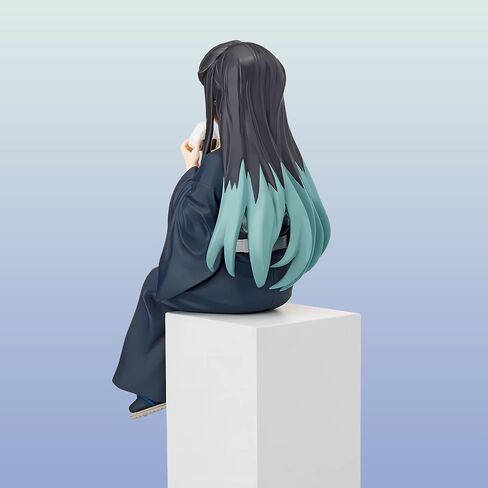 Mitsuri Kanroji Kanzaki Aoi Action Figure Eating Rice Balls Series Demon Figures Monster Slayer Ghost Slayer Sitting Pose Collection Toys Car Desk Decor in Saudi Arabia