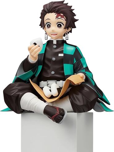 Mitsuri Kanroji Kanzaki Aoi Action Figure Eating Rice Balls Series Demon Figures Monster Slayer Ghost Slayer Sitting Pose Collection Toys Car Desk Decor in Saudi Arabia