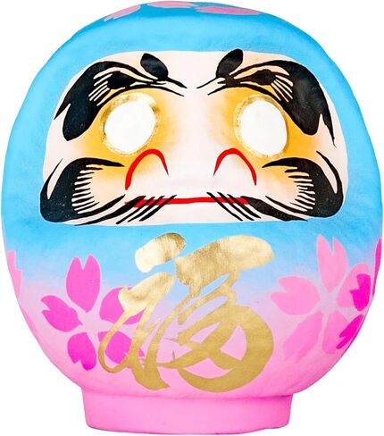 دمية دارما - صنعت في اليابان - إصدار خاص - 4.7 سم أزرق سماوي ساكورا in Kuwait