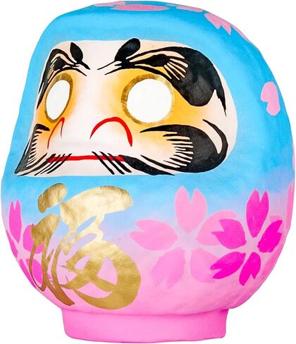 دمية دارما - صنعت في اليابان - إصدار خاص - 4.7 سم أزرق سماوي ساكورا in Kuwait