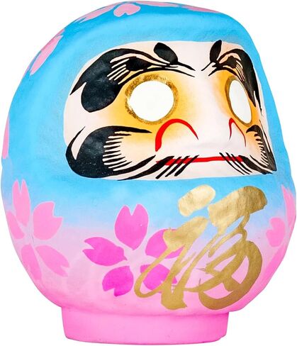 دمية دارما - صنعت في اليابان - إصدار خاص - 4.7 سم أزرق سماوي ساكورا in Kuwait