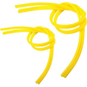 ZOFFI Framless Windshield Wiper Blade Refills 28inch Yellow Pack of 4, Adjustable Size of the Universal Wiper Rubber Refill
