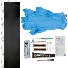 Gear Aid Aquaseal FD Soft Top Repair Kit for Jeep and Convertible Cars , Black, 7" x 10"