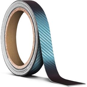 VViViD Chameleon Carbon Air-Release Adhesive Vinyl Pinstripe Tape Roll (1 Inch x 20ft)