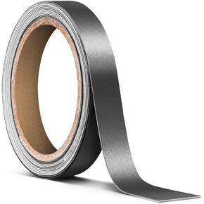 VViViD Charcoal Matte Metallic Air-Release Adhesive Vinyl Pinstripe Tape Roll (1 Inch x 20ft)