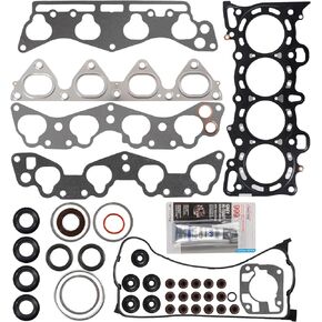 Head Gasket Set Kit, Engine Cylinder Head Gasket Kit Fit for 96-97 Civic Del Sol S 1.6L L4,96-00 Civic 1.6L L4 OEM# HS9915PT