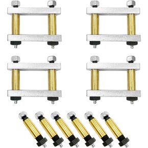 LLANNDER Heavy Duty Shackle Upgrade Kit Trailer Shackle Kit 3.125" Shackles Tandem Axle Replaces UO12-021