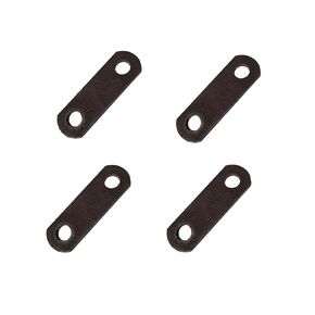Set of Four (4) 2-5/8" Leaf Spring Trailer Shackle Strap with 9/16" Hole Diameter