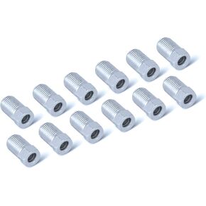 4LIFETIMELINES Steel Tube Nut, 3/16 (M10x1.0 Inverted), 10/bag