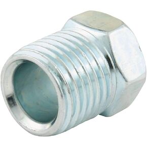 Allstar Performance ALL50140 Zinc Plated 1/2-20 Thread for 5/16' Fuel Line Inverted Flare Nut, (Pack of 10)