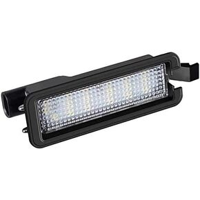 MOFORKIT LED License Plate Light Lamp Assembly For 2015-2019 Dodge Charger Challenger Chrysler 300 Pacifica Jeep Compass 6000K Dimond White, Pack of 1