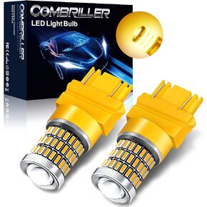 Combriller 921 912 LED Bulbs for Blackup Reverse Light Bulbs, T15 906 W16W LED Bulb, 6000K Xenon White, 1300LM 3014 58-SMD Chips for Car Truck Cargo Light Bulbs Replacement, Pack of 2