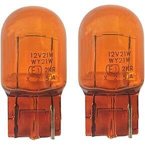Piumeif (2 PCS) WY21W Turn Signal Bulb/Plug in Signal light bulb 12V 21W fit for Cadillac XTS/SRX, Chevrolet Cruze/Malibu, Ford Mondeo -Amber Bulbs