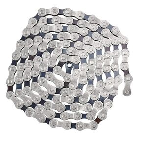 Bike Chain, Single/6/7/8 Speed Bike Chain 1/2 x 3/32 Inch, 116 Links, Mountain Bike Chain, Single Speed Bike Chain for Road Mountain Racing Cycling(6/7/8 Speed Chan, 1 Set)