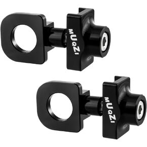 Saipe 2pcs Bicycle Chain Tensioner Adjuster Aluminum Alloy Chain Fastener for BMX Fixie Bike Single Speed Bicycle