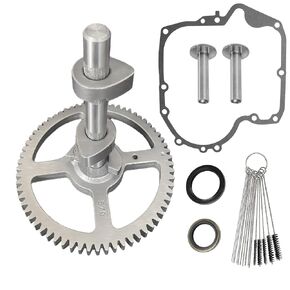 84005207 793880 Camshaft for Briggs & Stratton 793583 792681 791942 795102 with 697110 Crankcase Gasket, 795387 Oil Seal and 690564 Valve Tappet
