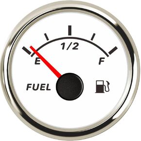 2" Digital Fuel Level Gauge Meter 0-190ohm Red Color Background Light 52mm 12V/24V with Gauge Mount in Kuwait